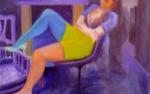 16Waiting-Girl-on-Camas-61x76cm